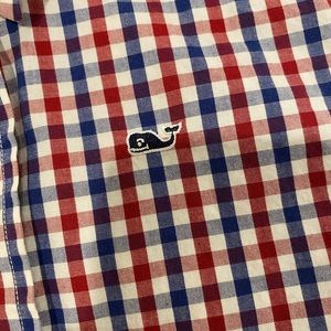 Boys size 7/8 vineyard vines button down whale shirt